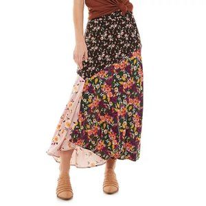 Floral Midi Skirt, Size S